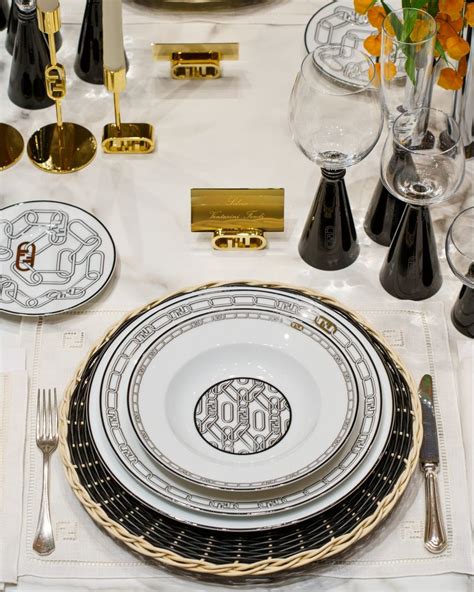 fendi dinner plates|Fendi Plates .